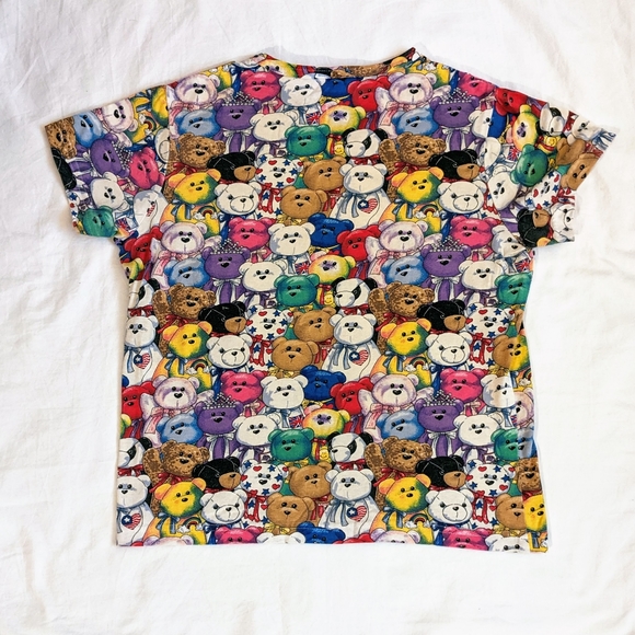 Vintage Beanie Baby Bear Rare Iconic 90's T shirt - Picture 4 of 6